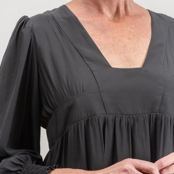 NWT Smythe Dirndl Midi Dress Crimson Red Small - Picture 6 of 7